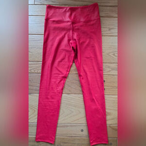 ZYIA Red Athletic Stretchy Leggings Bottoms